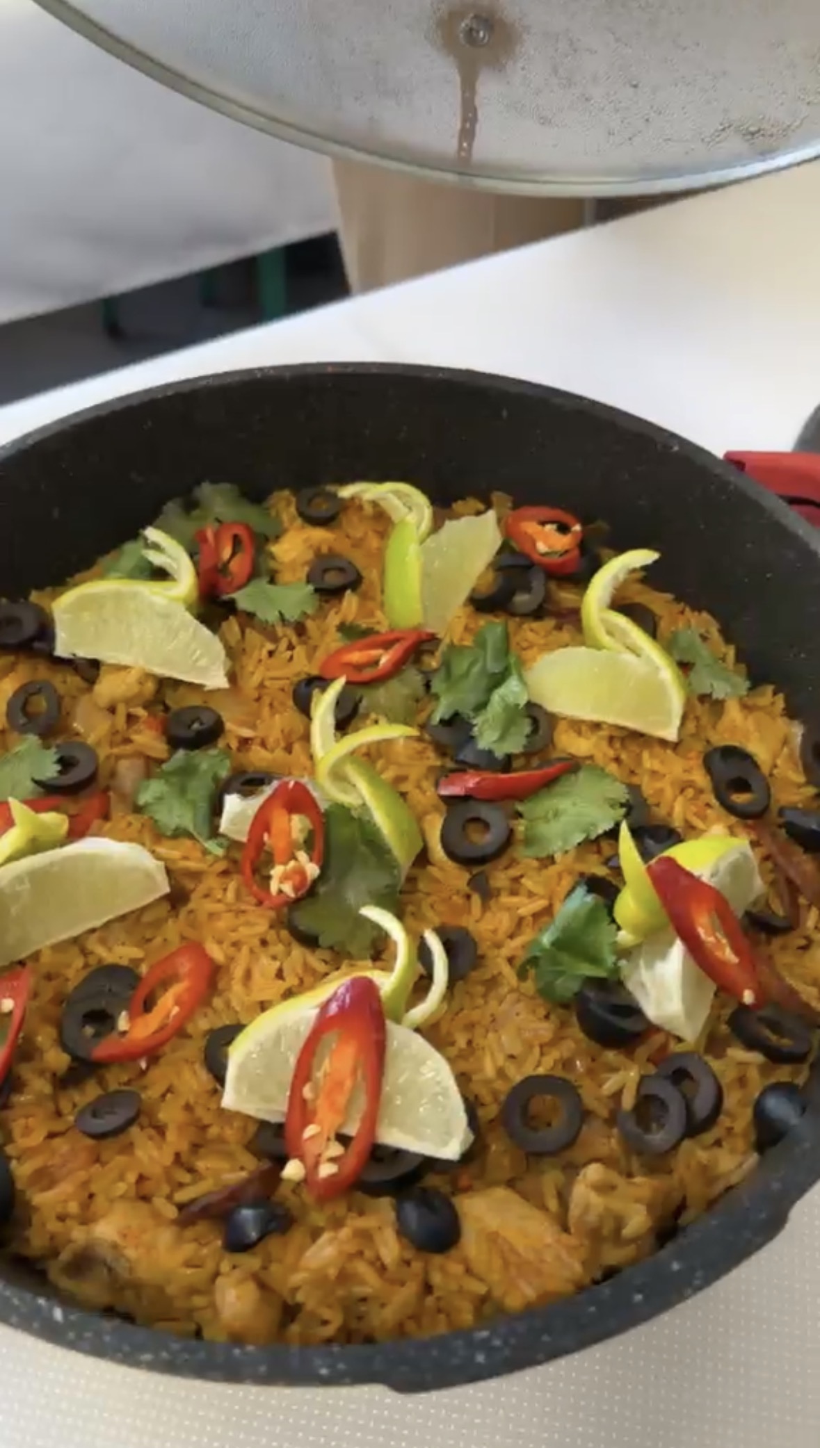 Paella na patelni 