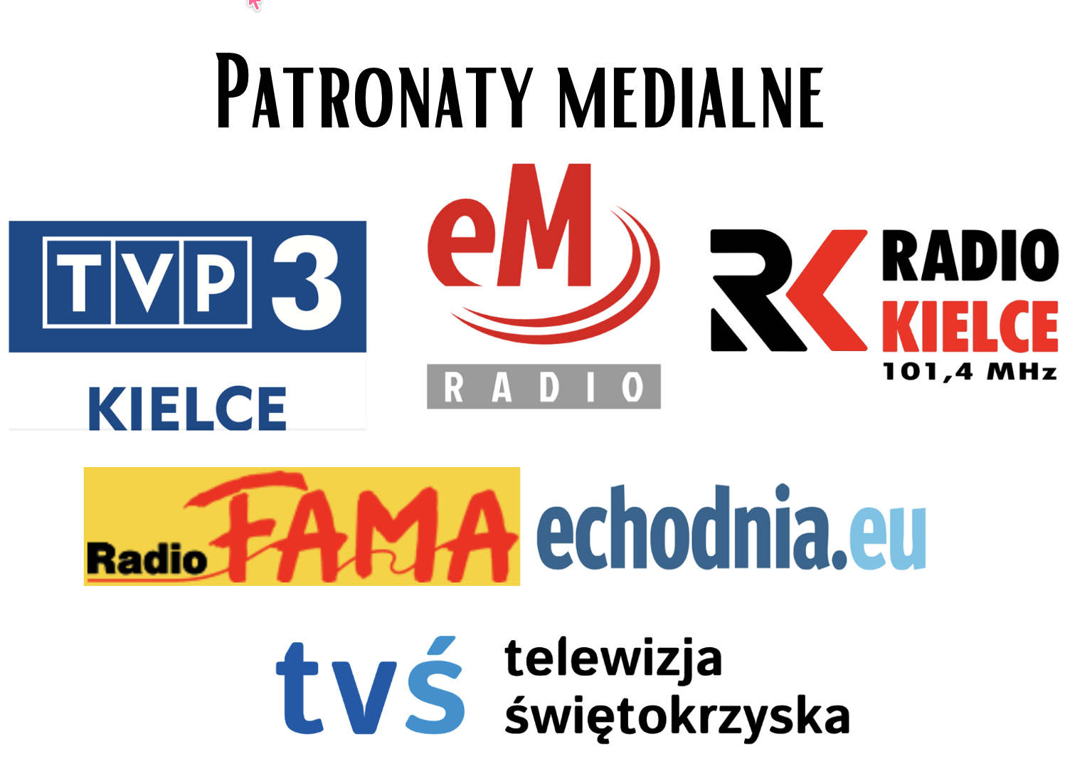 Loga patronatów medialnych