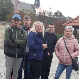 przed Muzeum Okręgowym w Sandomierzu