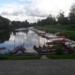 statki na Wiśle w Sandomierzu