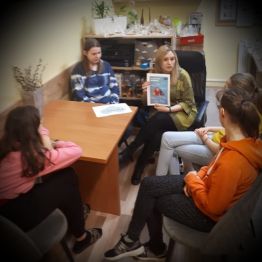 Zajęcia z panią psycholog.
