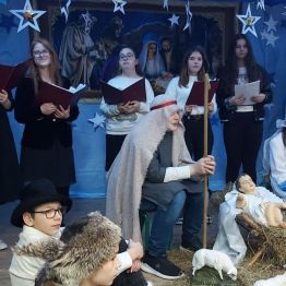 Wspólne  śpiewanie kolęd 