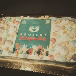 Tort okolicznościowy z logo Projektu"Empatia"
