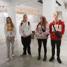 Uczniowie w Muzeum Sybiru