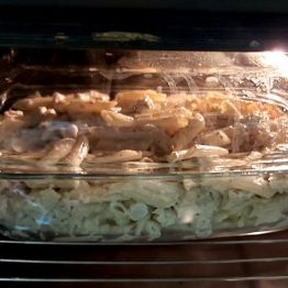 Zapiekanka w piekarniku- 30min. temperatura 180°C