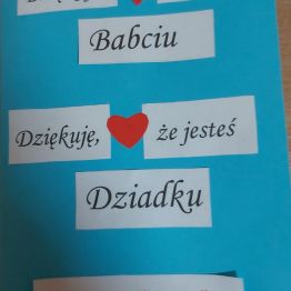Laurka wykonana przez dzieci.