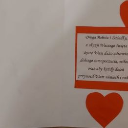 Laurka wykonana przez dzieci.