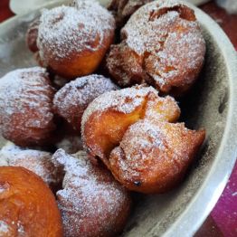 Pączki do degustacji.