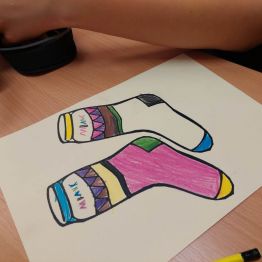 Praca uczniów- kolorowanka