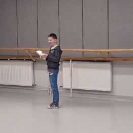 Nasz mały aktor na scenie 