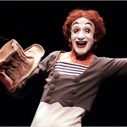 Marcel Marceau podczas występu