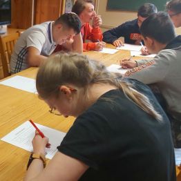 Wychowanka  podczas  konkursu.
