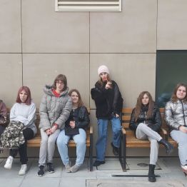 Odpoczynek na ławeczce.