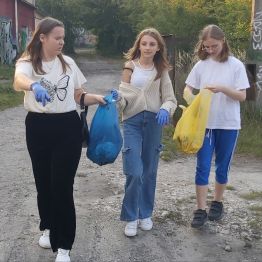 Dziewczynki podczas akcji.