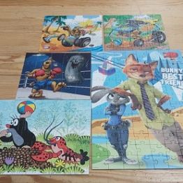 Efekt końcowy. Ułożone puzzle. 