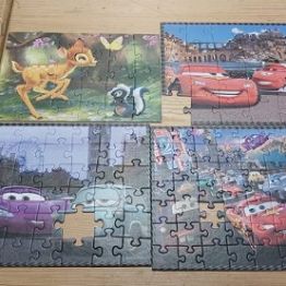 Efekt końcowy. Ułożone puzzle. 
