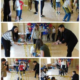 zabawa wychowanków "Limbo"