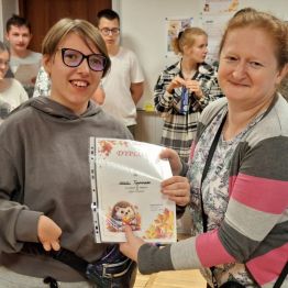 Dziewczynka zajęła II miejsce. 