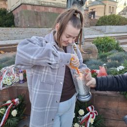 Zapalenie "Znicza Pamięci".