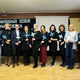 Goście, którzy przybyli na uroczystość i Dyrekcja ZPSW