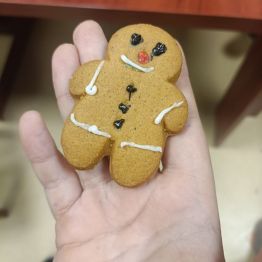Udekorowany pierniczek. 