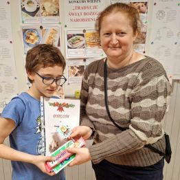 Chłopiec zdobył III miejsce.