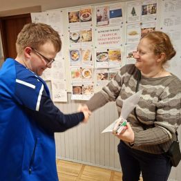 Chłopiec zdobył II miejsce.