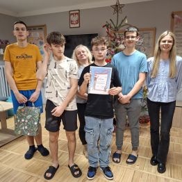 zwycięzcy konkursu na najładniejszy wystrój świąteczny pokój, I miejsce