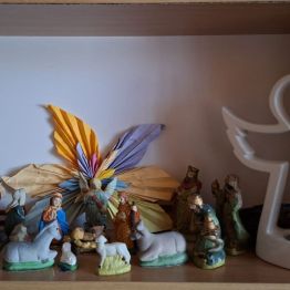 dekoracja świąteczna, szopka