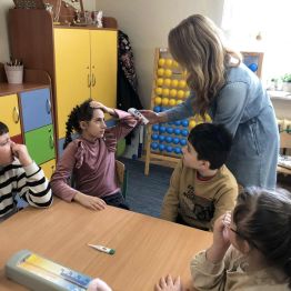 Pomiar temperatury ciała.