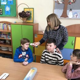 Pomiar temperatury ciała.