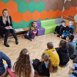 Zajecia z uczniami szkoły podstawowej 