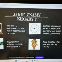 Odczytywanie godzin na zegarze - ćwiczenia online.