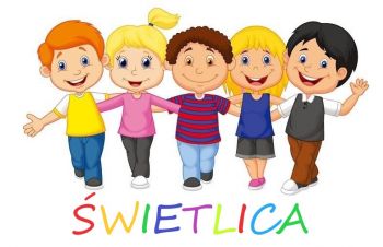 Rysunek dzieci i podpis: Świetlica