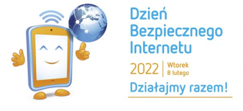 Napis: dzień bezpiecznego internetu 
