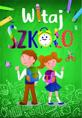 Dzieci idą do szkoły.