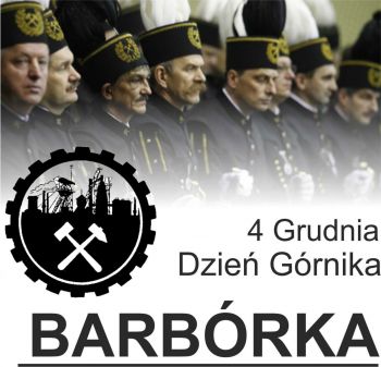 Górnicy na plakacie- Barbórka