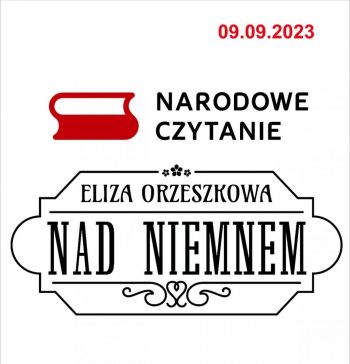 Plakat Narodowe Czytanie 09.09.2023r.