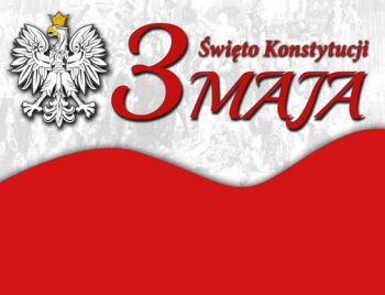 Plakat Święto Konstytucji 3 Maja.