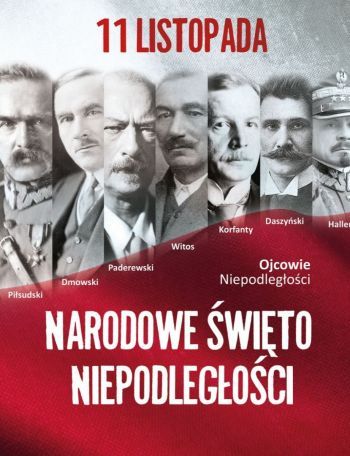 Plakat Narodowe Święto Niepodległości.