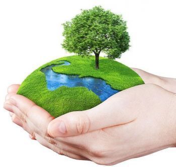 Planeta Ziemiaxw dłoni człowieka