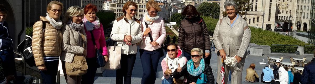 Grupa nauczycieli na wycieczce