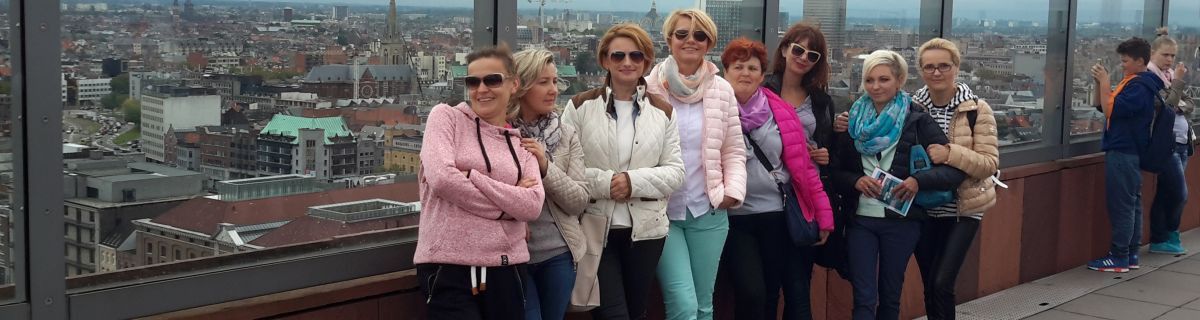 Grupa nauczycieli na wycieczce