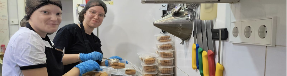 Uczennice podczas praktyk