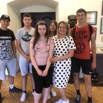 Wspólne zdjęcie ze Stefanem Żeromskim.