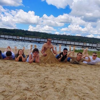 Wspólne plażowanie