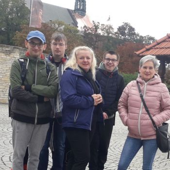 przed Muzeum Okręgowym w Sandomierzu