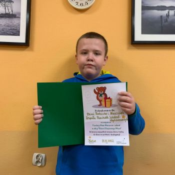 Wręczony dyplom przez Fundację 