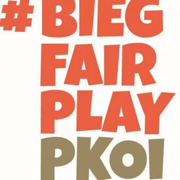 Plakat biegu