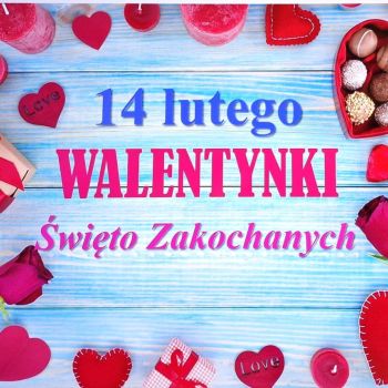 Plakat walentynkowy